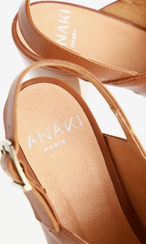 ANAKI Paris Sandals & High-Heeled Sandals in 38 in Brown