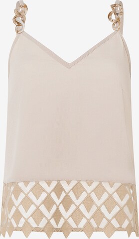 Ana Alcazar Top 'Lacela' in Beige: voorkant