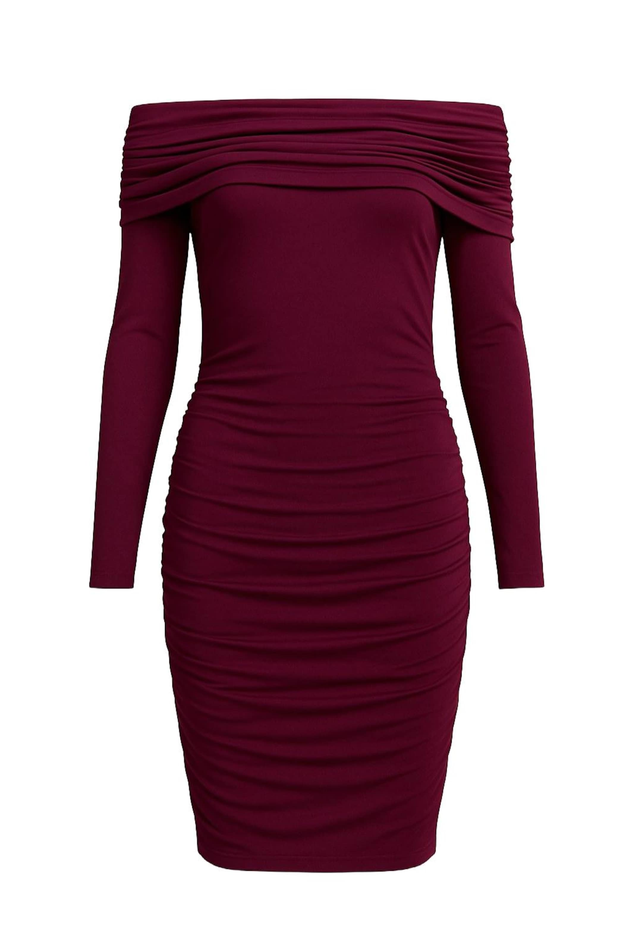 LYN MAMA Kleid in Rot: Vorderseite