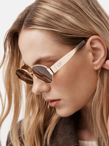 L37 HANDMADE SHOES - Gafas de sol 'IPSYLON' en oro