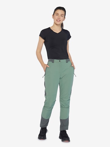 Regular Pantaloni outdoor de la Rukka pe verde