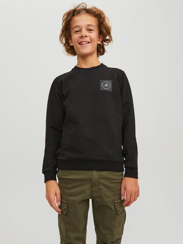 Jack & Jones Junior Sweatshirt 'Cofilo' in Zwart: voorkant