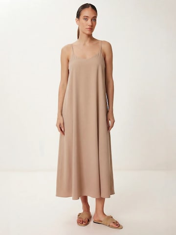 Happiness İstanbul Jurk in Beige: voorkant