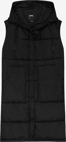 Pull&Bear Vest in Black: front