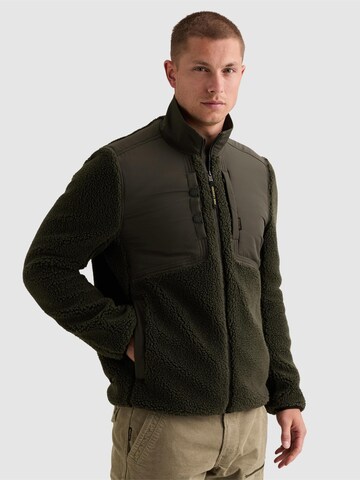 Veste mi-saison 'Sherpa hybrid jacket with zipper closure' PME Legend en vert