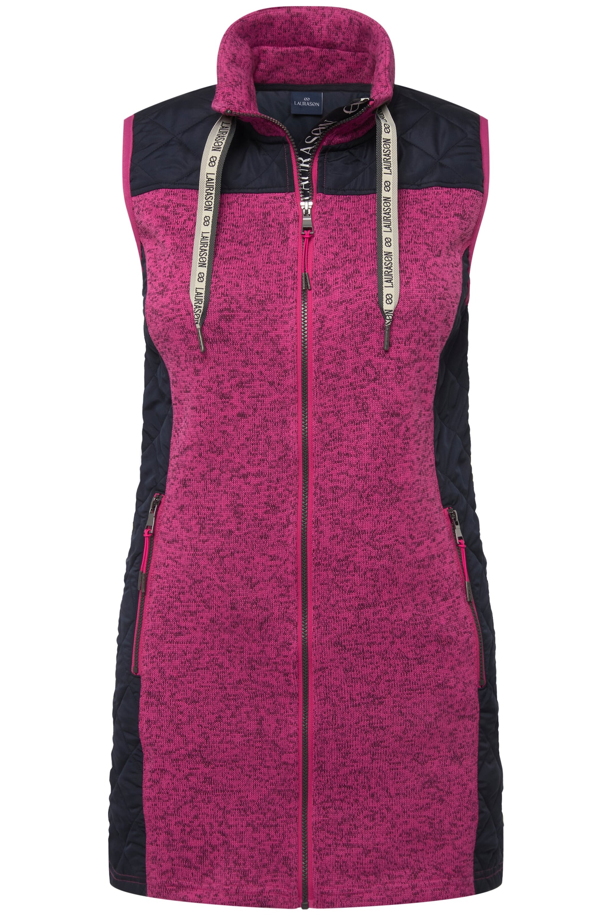 LAURASØN Bodywarmer in Roze: voorkant