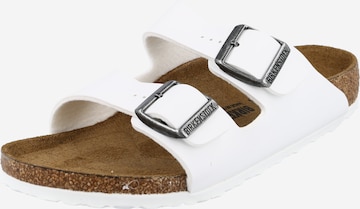 BIRKENSTOCK Open shoes 'Arizona' in White: front