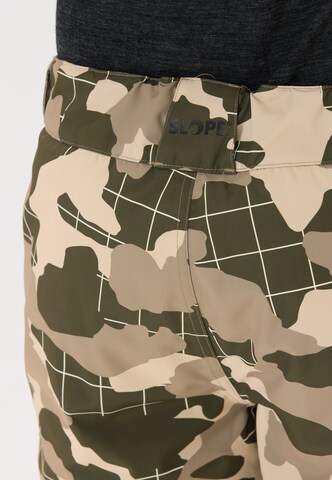 SLOPE Regular Sports trousers 'Killy' in Green