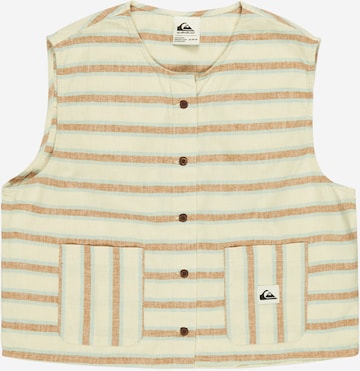 smėlio QUIKSILVER Palaidinė be rankovių 'Lomas': priekis