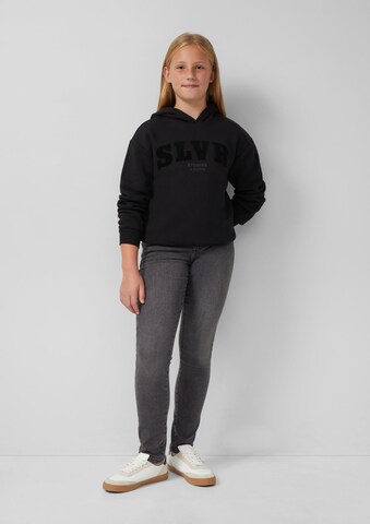 Sweat-shirt s.Oliver en noir : devant