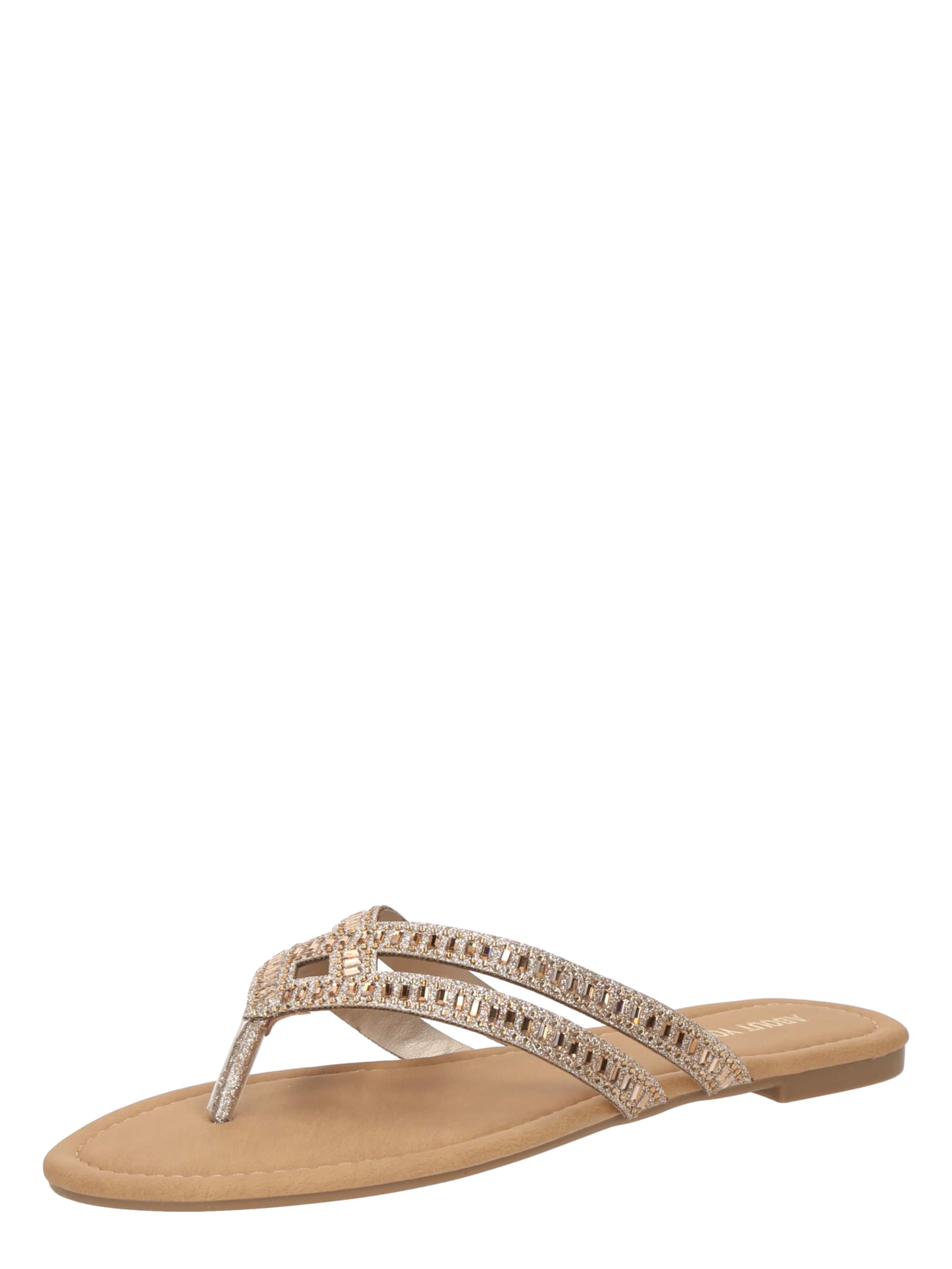 Mule 'Patricia' ABOUT YOU en or : devant