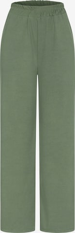 Cloud5ive Wide Leg Housut värissä vihreä: etupuoli