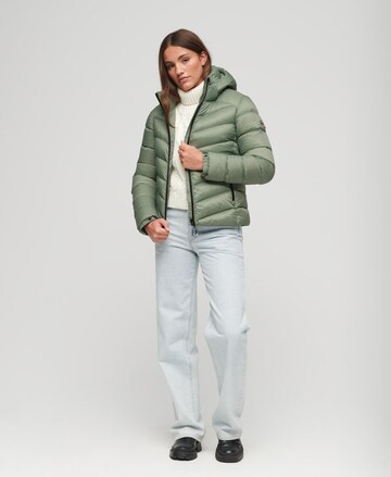 Superdry Winterjas 'Fuji' in Groen