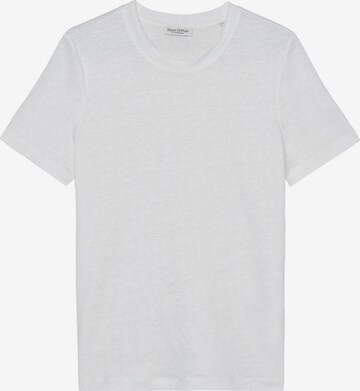 T-shirt 'aus leichtem Jersey' Marc O'Polo en blanc : devant