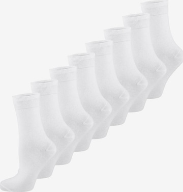Nur Die - Calcetines ' Classic Komfortbund ' en blanco: frente