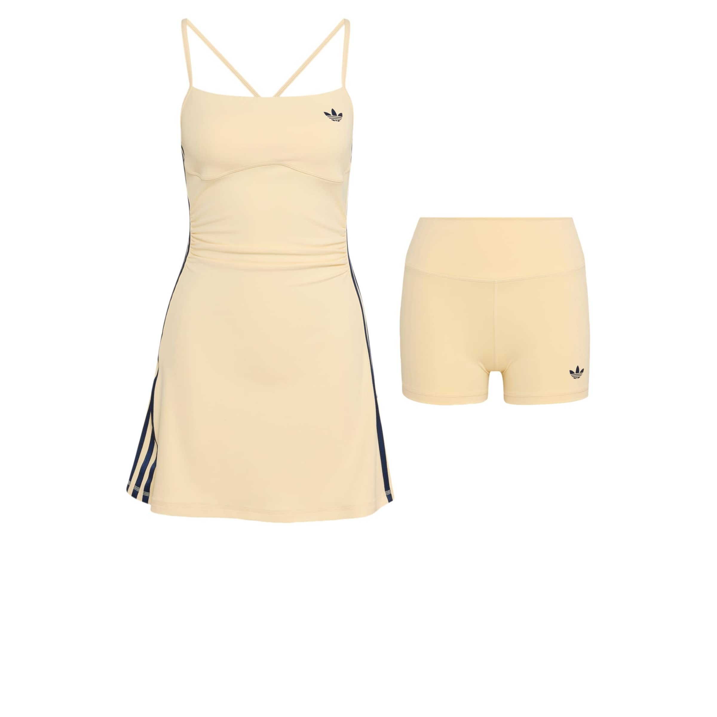 dzeltens ADIDAS PERFORMANCE Sporta kleita: no priekšpuses