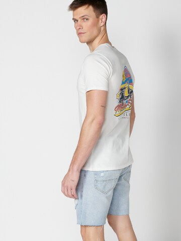 KOROSHI T-Shirt in Weiß