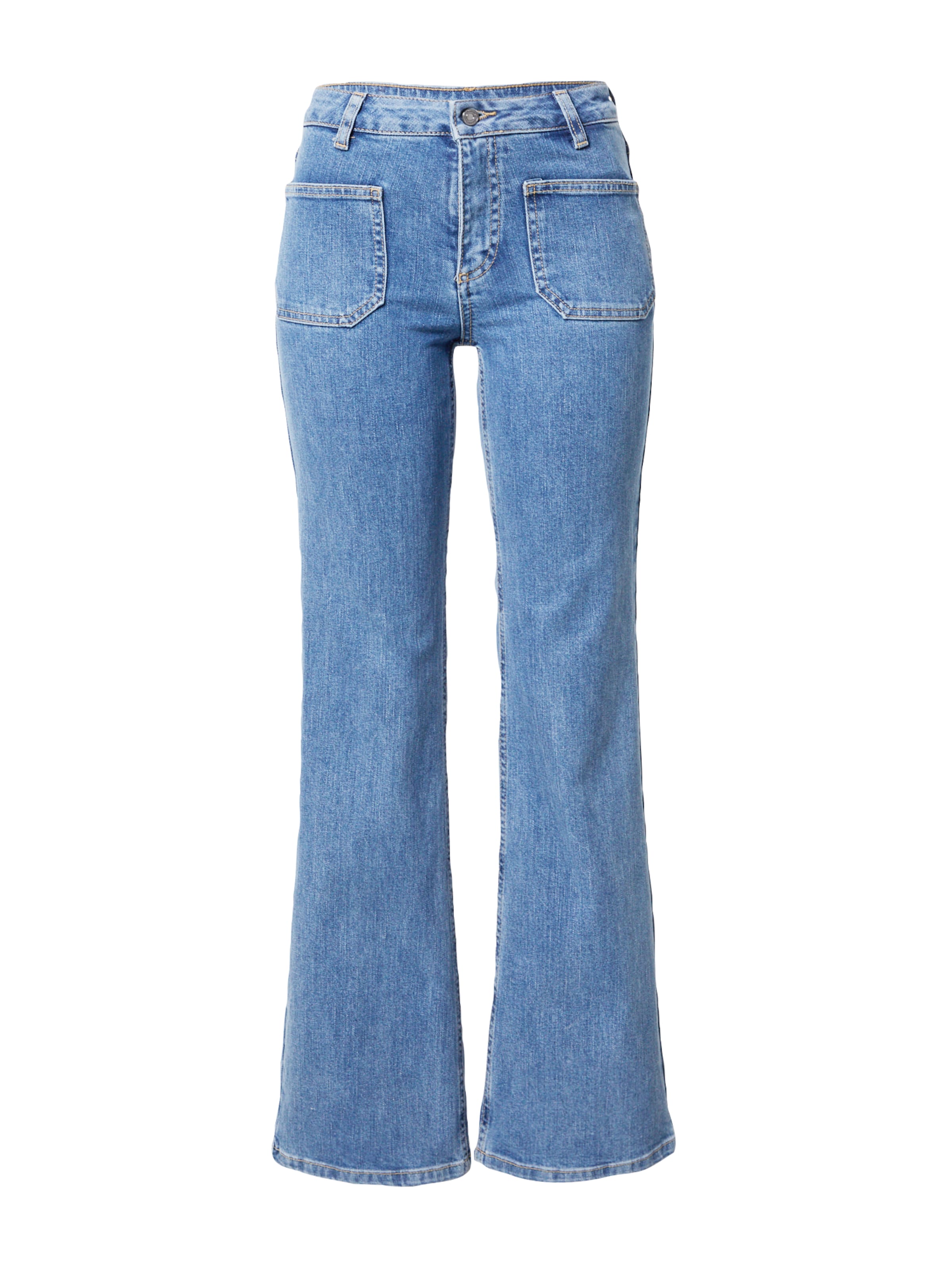 Vanessa Bruno Flared Jeans 'DOMPAY' in Blue: front