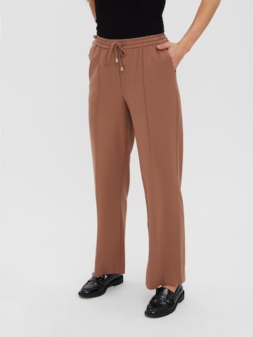 VERO MODA Pants 'LARA' in Brown: front