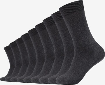 camano Socks in Grey: front