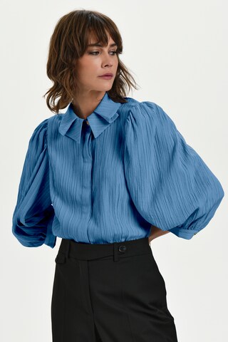 KAREN BY SIMONSEN Blouse in Blauw: voorkant