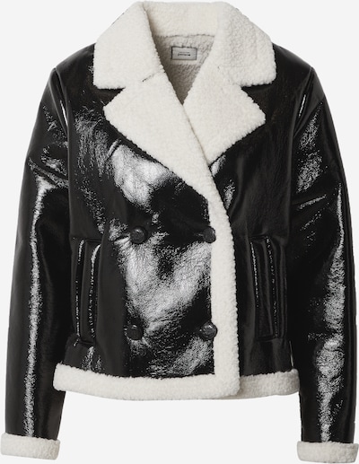 Pimkie Veste d’hiver 'JSVINYL' en noir / blanc, Vue avec produit
