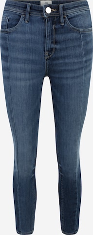 Coupe slim Jean 'MOLLY' River Island Petite en bleu : devant