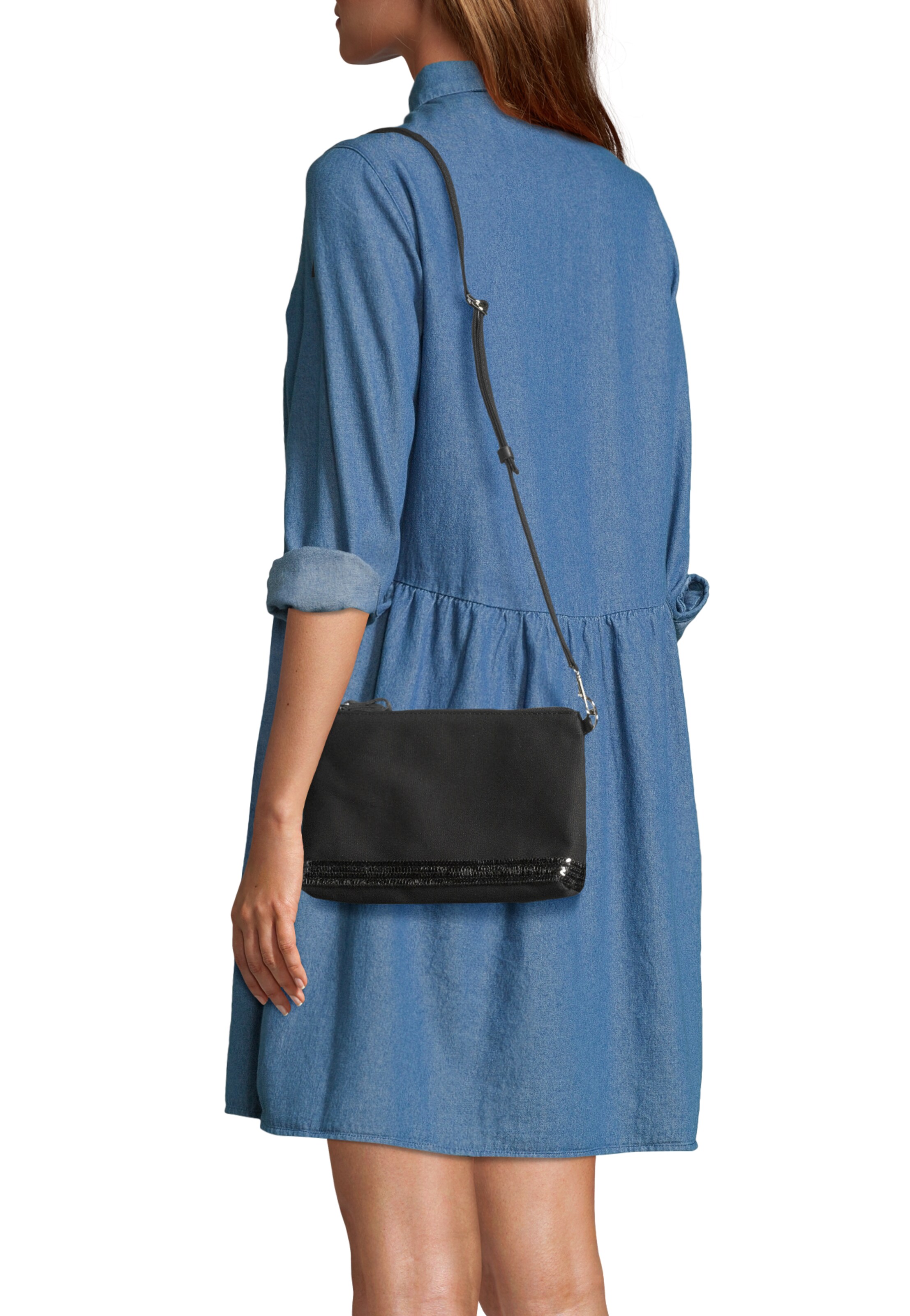 Vanessa Bruno Клатч 'EPAULE' в Черный: спереди