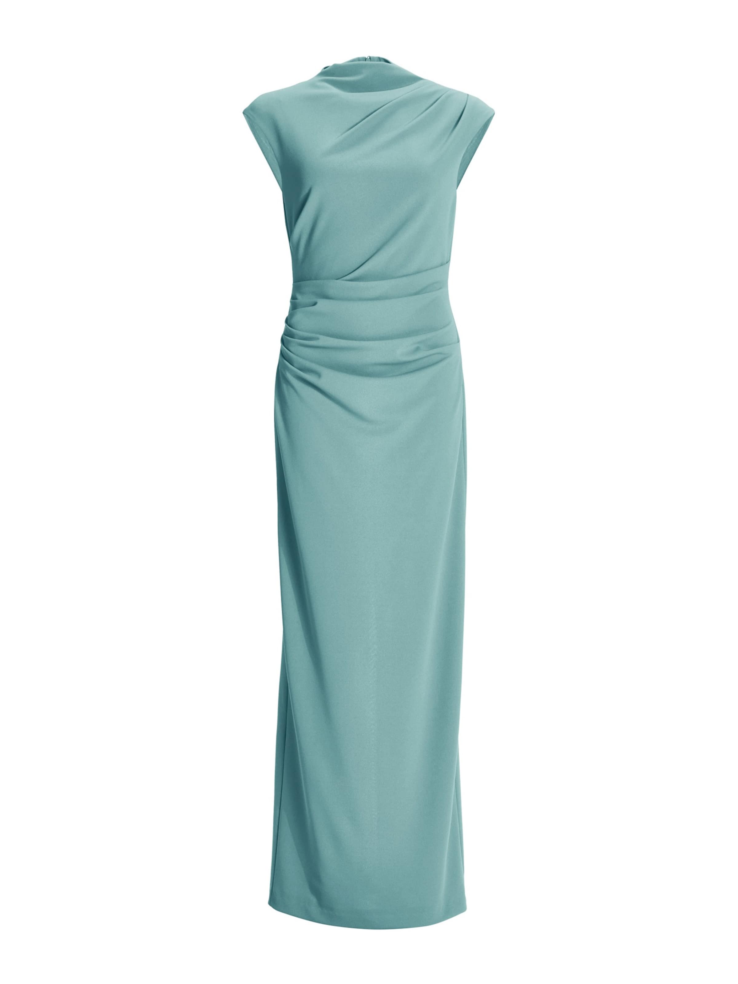 Robe de soirée SWING en vert : devant