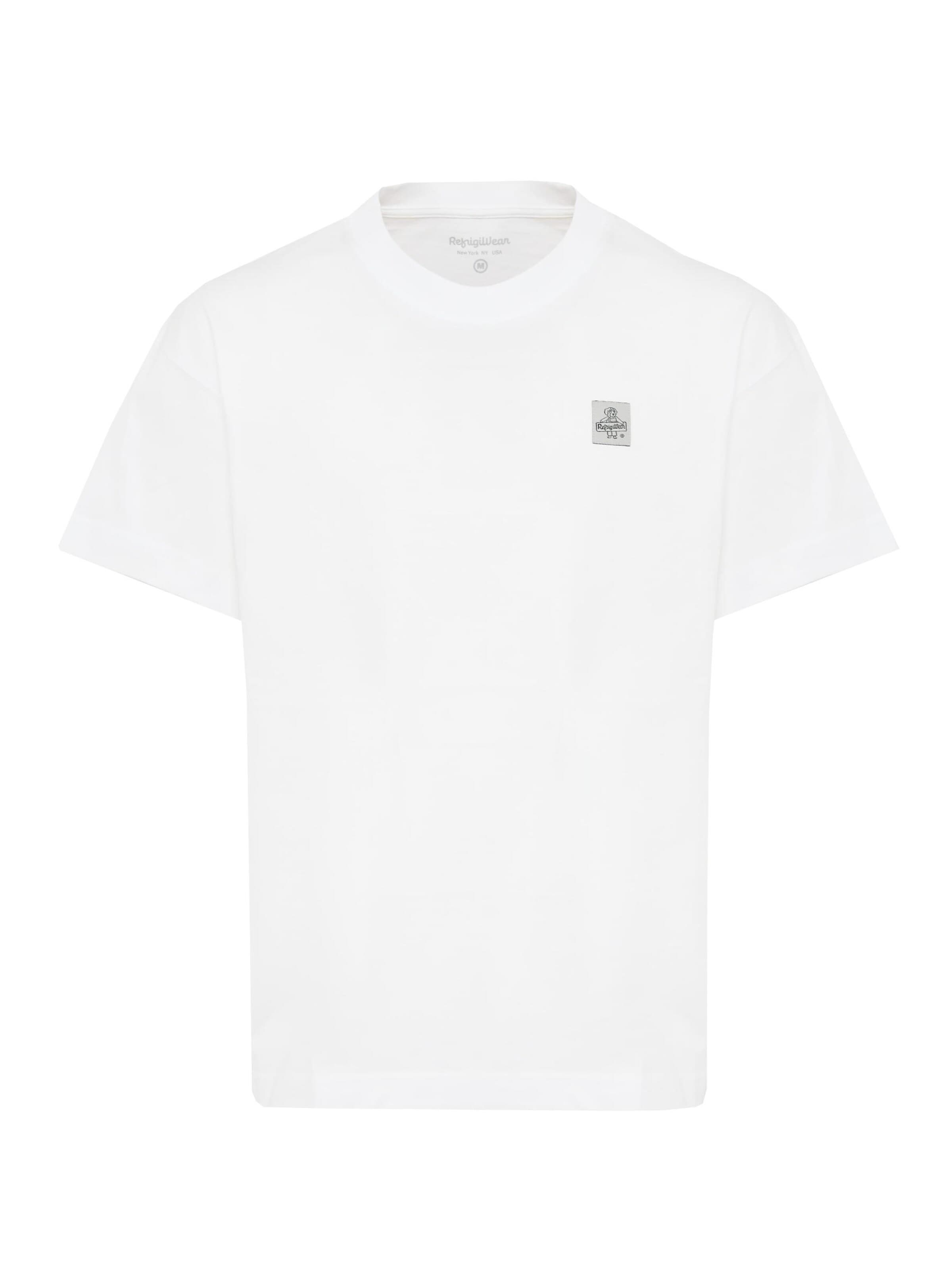 T-Shirt 'CLASH T-SHIRT' Refrigiwear en blanc : devant