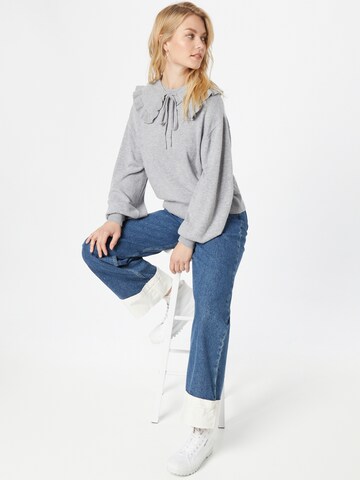 Aligne Tröja 'Eva - Detachable collar jumper' i grå