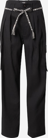 SCOTCH & SODA Wide Leg Hose in Schwarz: predná strana