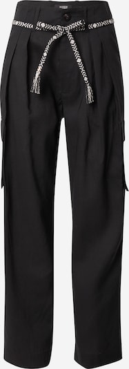 SCOTCH & SODA Cargo trousers in Black / Off white, Item view
