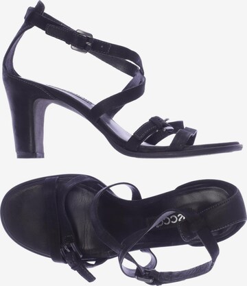 ECCO Sandalen 37 in Schwarz: predná strana