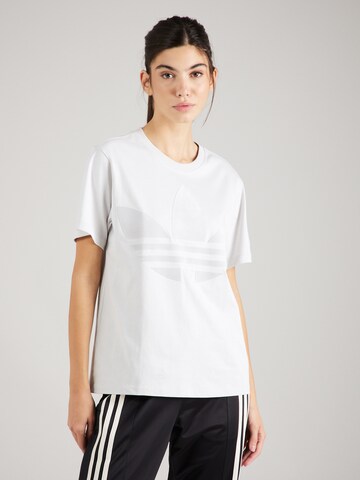 T-shirt 'TREFOIL' ADIDAS ORIGINALS en blanc : devant