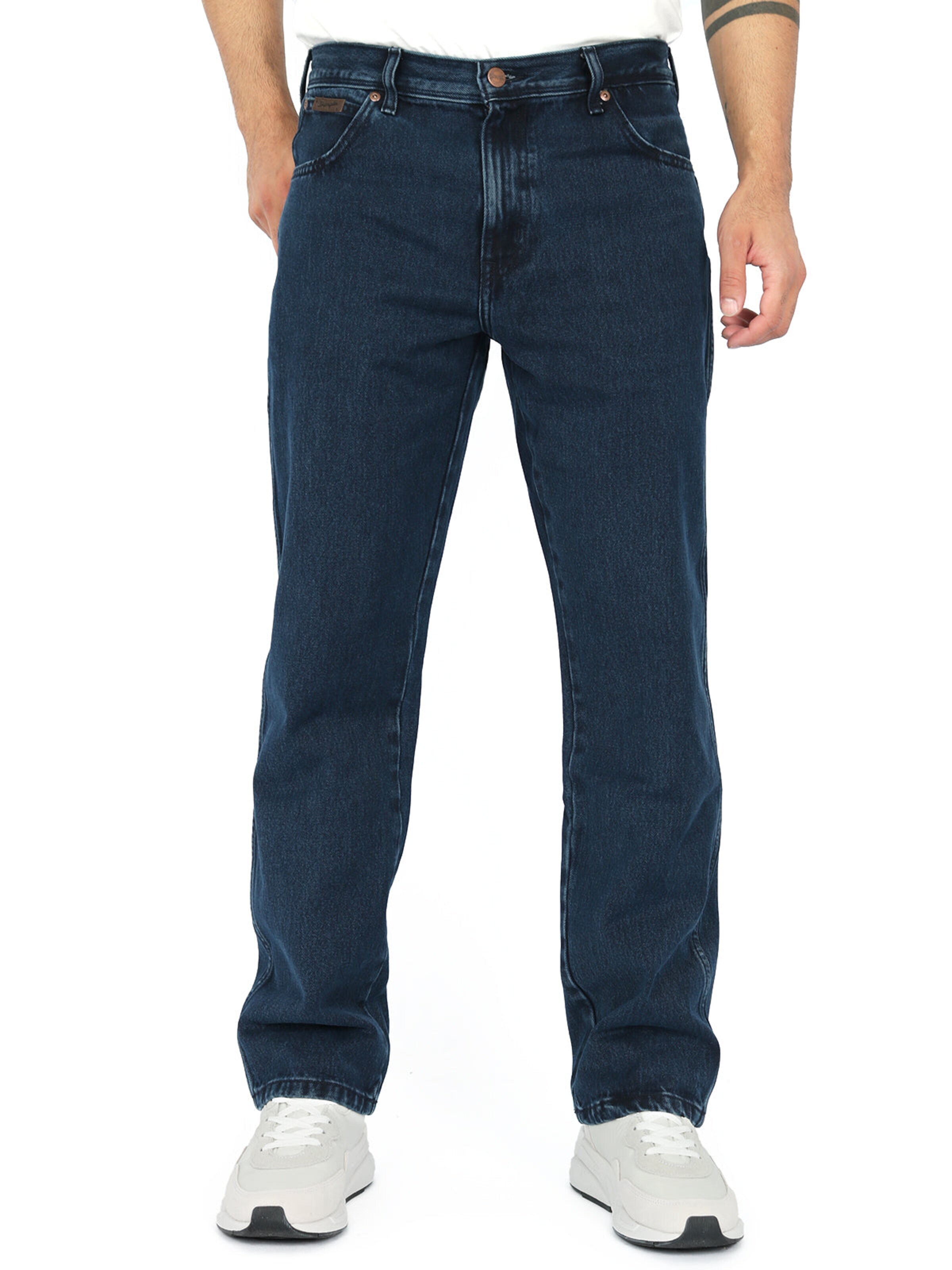 Regular Jean 'Texas Coalblue Stone' WRANGLER en bleu