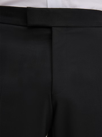 STRELLSON Slimfit Pantalon 'Matt' in Zwart