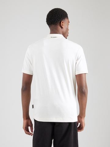Tricou 'SMALLWOOD' de la NAPAPIJRI pe alb: spate