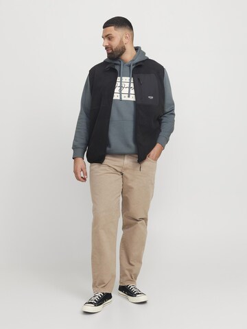 Jack & Jones Plus Sweatshirt 'JORFREDERIKSBERG' i blå