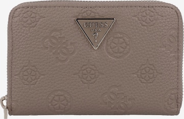 GUESS Wallet 'Cresidia' in Brown: front