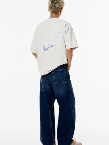 Pull&Bear Paita 'STWD STREET SCHOOL' värissä harmaa