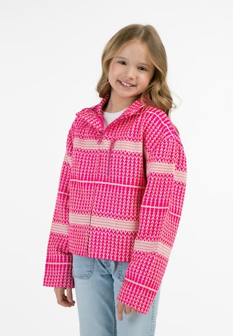 myMo KIDS Φθινοπωρινό και ανοιξιάτικο μπουφάν σε ροζ: μπροστά
