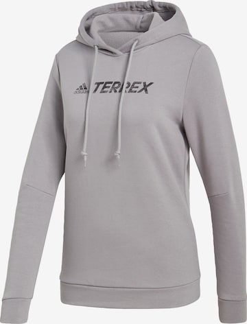 adidas Terrex Athletic Sweatshirt in Grey: front