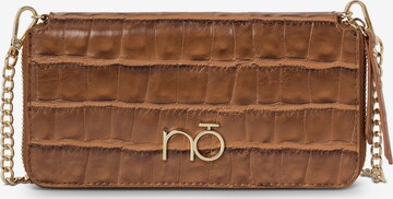 NOBO Schultertasche 'Monogram' in Braun: predná strana