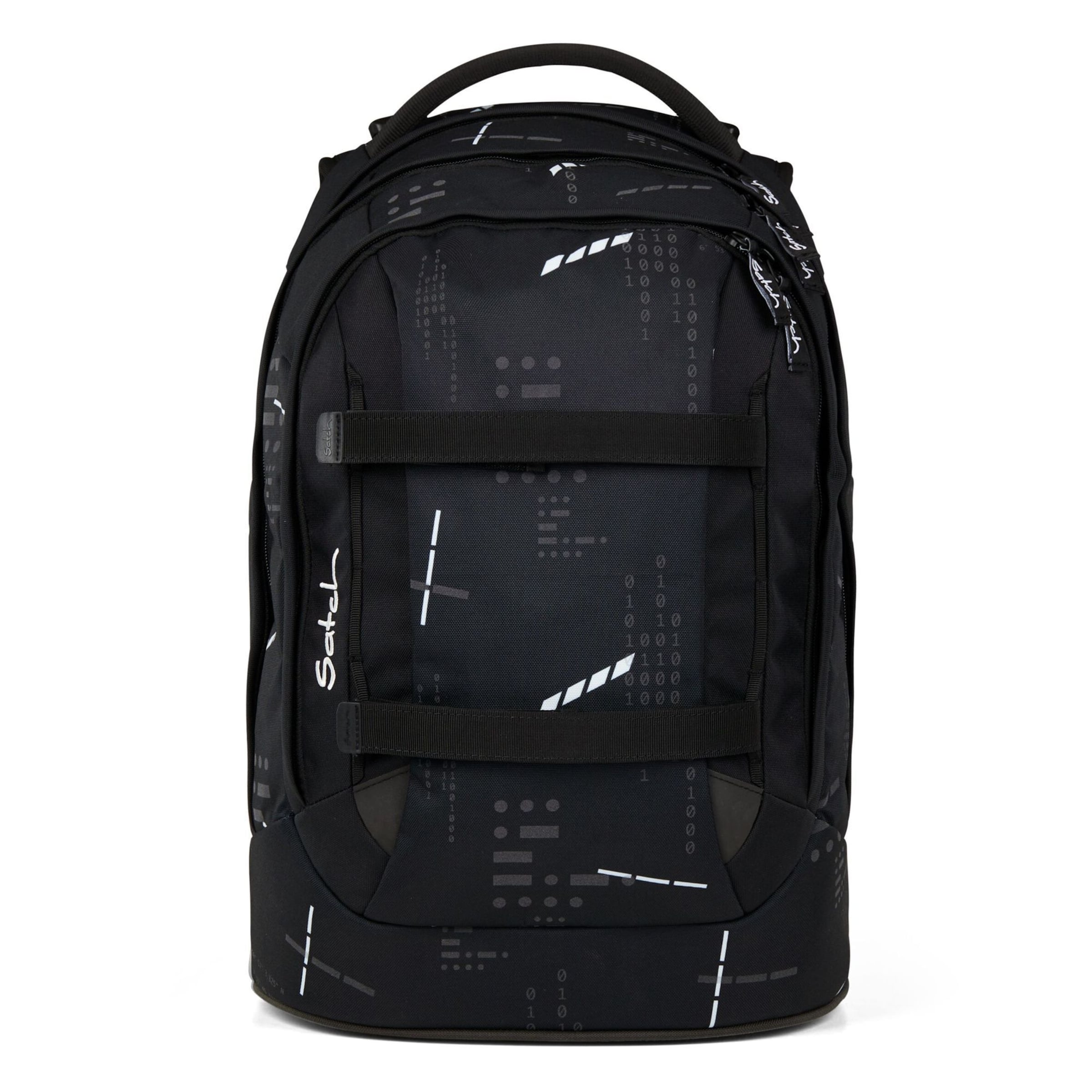 Zaino di Satch in nero: frontale