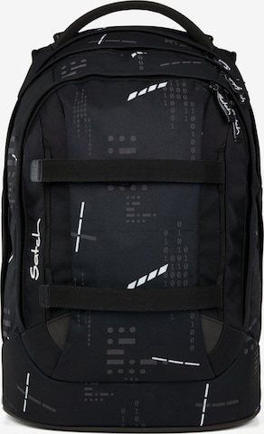 Satch Rucksack in Schwarz: Vorderseite