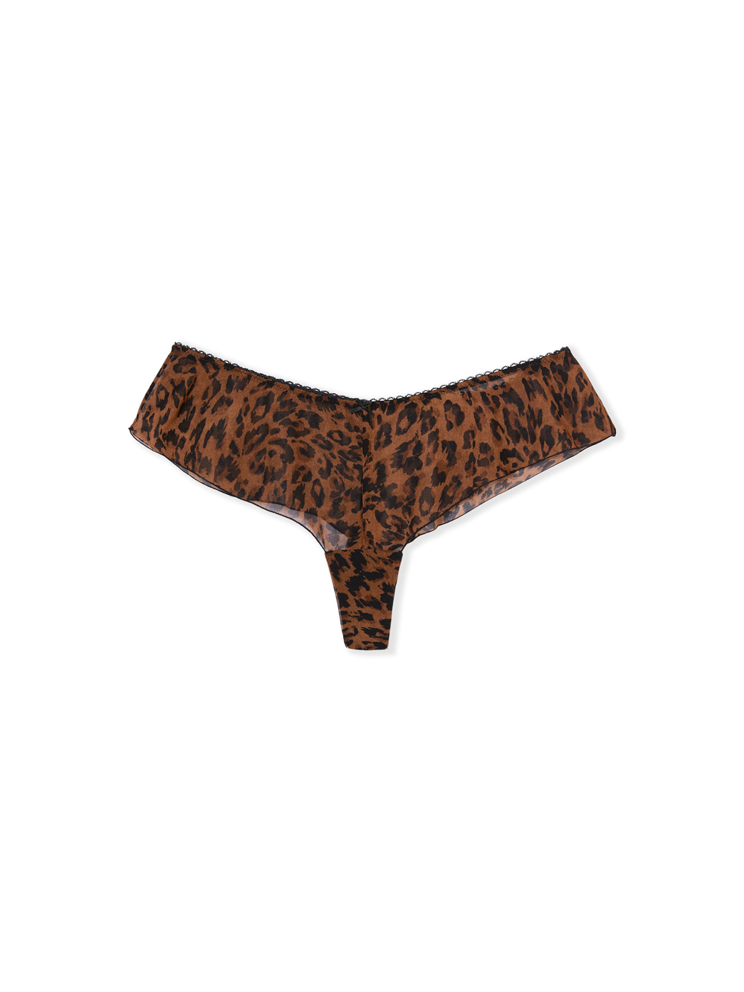 ETAM Thong 'Volantee' in XS in Brown / Cognac, Item view