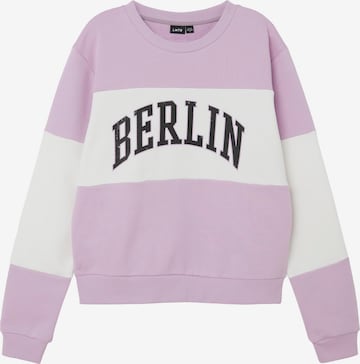 Sweat-shirt LMTD en violet : devant