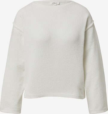 Pull-over s.Oliver en blanc : devant