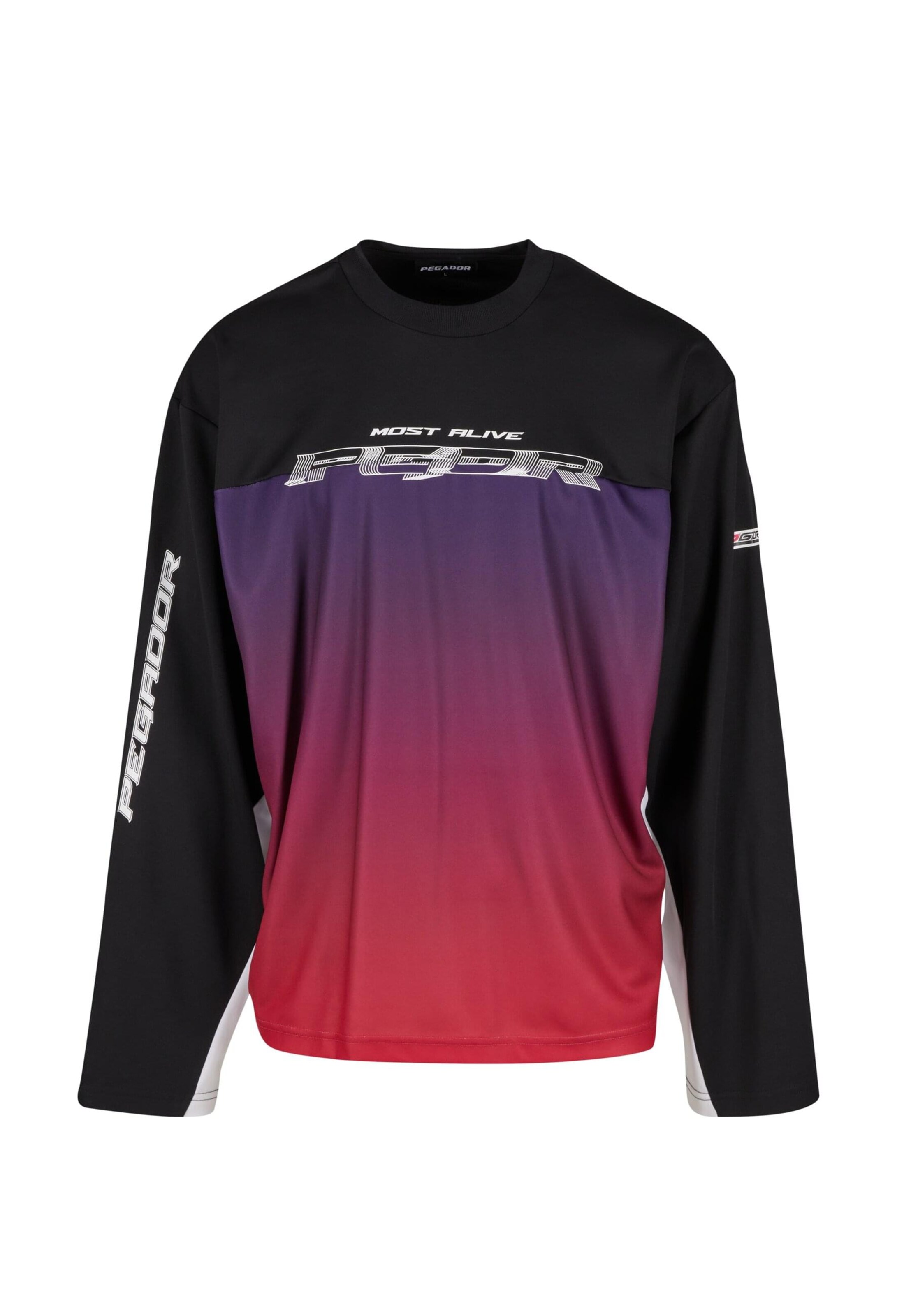 Pegador Tričko 'Nagle Racing' – černá: přední strana